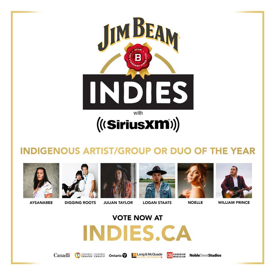 Kwe-kwe, ahnee!! 🚨 Voting ends TODAY (Thursday May 25) for @CMW_Week 22nd Annual Jim Beam® INDIES We’re nominated for 2 categories: 🎶 Group/Duo of the Year 🎶 Indigenous Artist/Group or Duo Of The Year Don’t forget to cast your vote before 12PM EST indies.ca/voting/