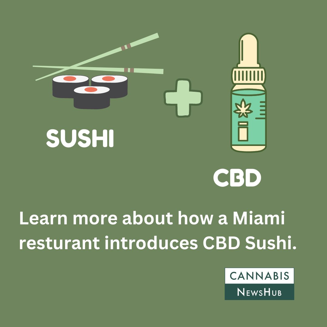 cannabisnewshub's tweet photo. Stay up to date with all things Cannabis. Learn more about Cannabis NewsHub today. https://t.co/rQNG6czcr1 #CBD #Cannabis #News #Sushi #Miami #CannabisNewsHub https://t.co/zHC9qGCkHn