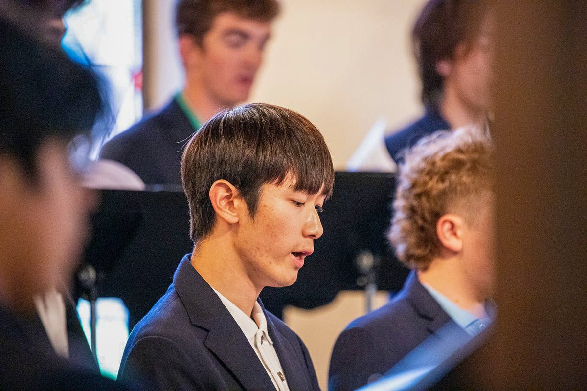 TrinityPawling's tweet photo. The Trinitones held their Spring Choral Concert this week in All Saints' Chapel — another beloved #TPtradition! The performance featured a new school song by the 7th grade class &amp; new original compositions by Sony Wang ’23. Bravo! 🎼🎵 https://t.co/YyZ3XtJh3q