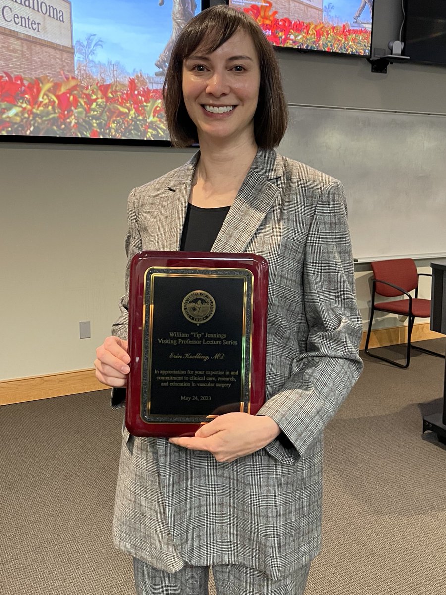 ✨ Delighted to have hosted Dr. Erin Koelling's captivating lecture on Military Contributions to Vascular Surgery! 🎙️ Her insightful discourse shed light on the profound impact of treating battlefield injuries, fostering remarkable advancements in medicine and surgery. 🏥💪