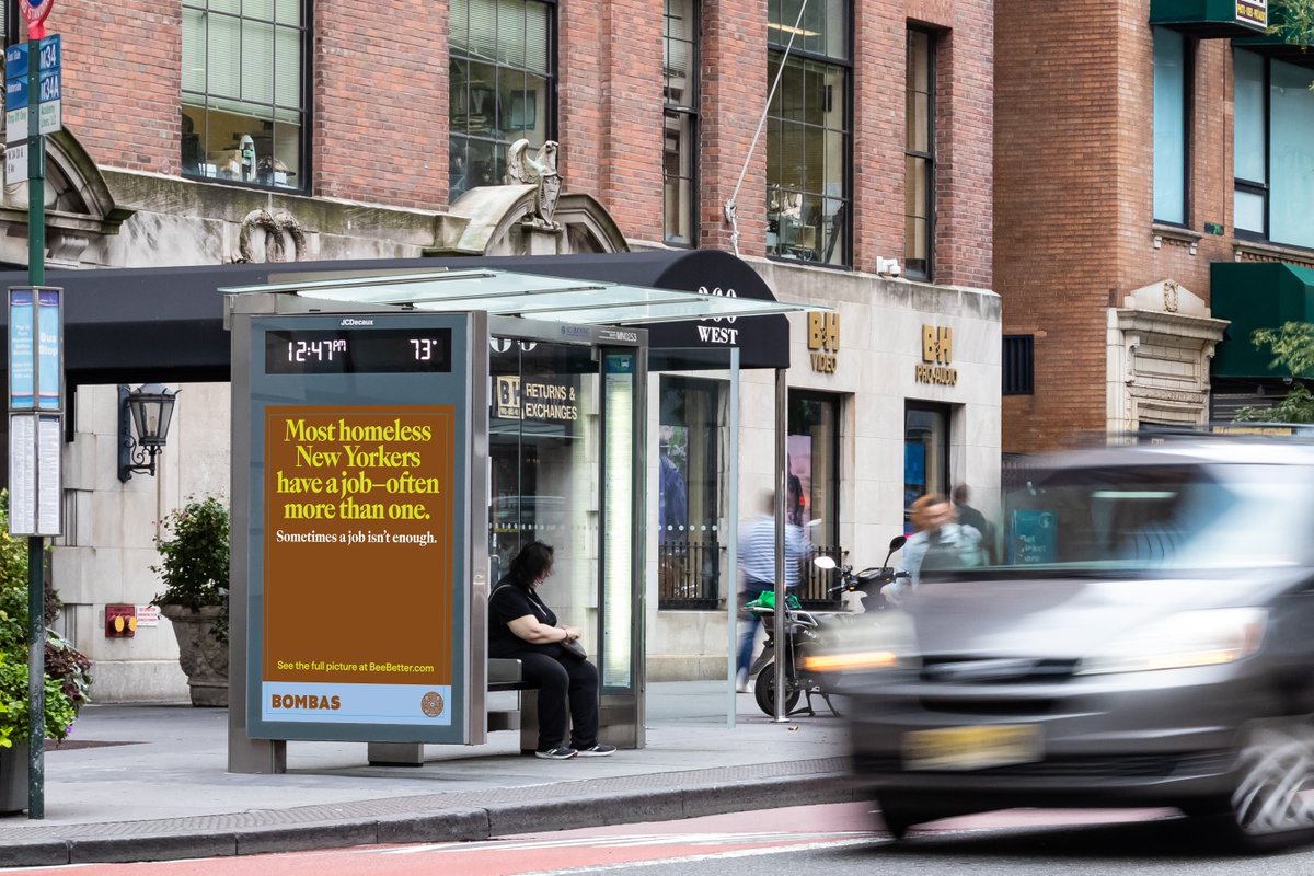 Check out how <a href="/BOMBAS/">Bombas</a> used our OOH network to meet consumers on the city streets with important messages surrounding the NYC homelessness crisis.

To learn more about the campaign, visit:  jcdecauxna.com/news/buy-bette…