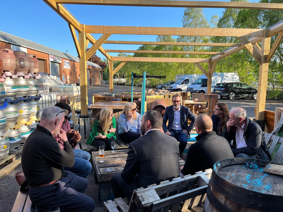 DshireChamber's tweet photo. A huge thank you to Mark Hazell for hosting a brilliant event at @JawBrew yesterday evening. A fascinating insight into this wonderful micro-brewery and the beer-making process Jaw Brew is a local business that embedded at the #Milngavie community. https://t.co/Dn6eWrmCeF