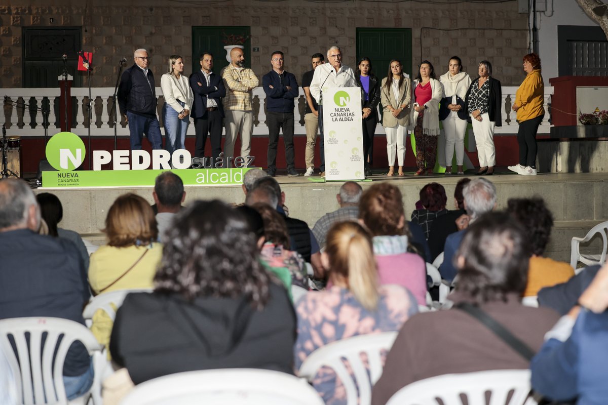AMoralesGC's tweet photo. «Alma, pasión y gloria por el pasado, presente y futuro de una tierra que grita a voces un cambio de rumbo».

Estas palabras de Pedro Suárez resuenan en mi cabeza. Estoy seguro de que, este 28M, él y su equipo lograrán el cambio que La Aldea necesita. #HacemosGranCanaria https://t.co/uk85VvWrKd