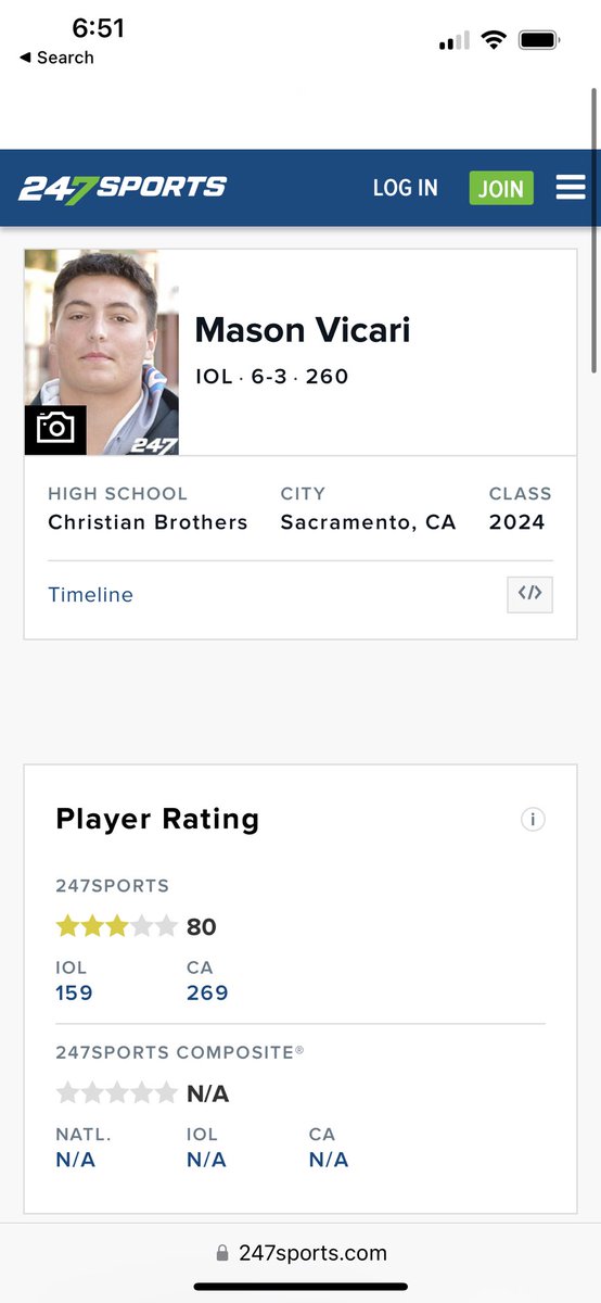 Mason Vicari (@masonvicari_54) on Twitter photo Blessed to be named a 3 star!!
<a href="/BrandonHuffman/">Brandon Huffman</a> <a href="/CoachGHarrisII/">Garren Harris II</a> <a href="/CoachMorla/">Larry Morla</a> <a href="/Coach_MHansen/">Miles Hansen</a> Blessed to be named a 3 star!!
<a href="/BrandonHuffman/">Brandon Huffman</a> <a href="/CoachGHarrisII/">Garren Harris II</a> <a href="/CoachMorla/">Larry Morla</a> <a href="/Coach_MHansen/">Miles Hansen</a>