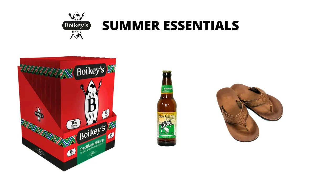 SUMMER Essentials! Get on Amazon or buff.ly/3N4PW7T