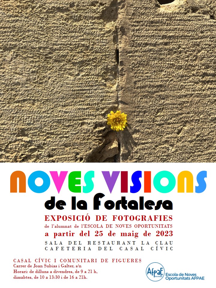 carmehuerta7's tweet photo. Al Casal Cívic i Comunitari Figueres-l'Empordà veureu l'exposició del projecte fotogràfic col·laboratiu amb @EscolaAFPAE/ 30 fotografies del monument +gran d Catalunya realitzades x joves d la ciutat /#arts visuals #inclusiosocial i #patrimonicultural https://t.co/VCRysggxqs