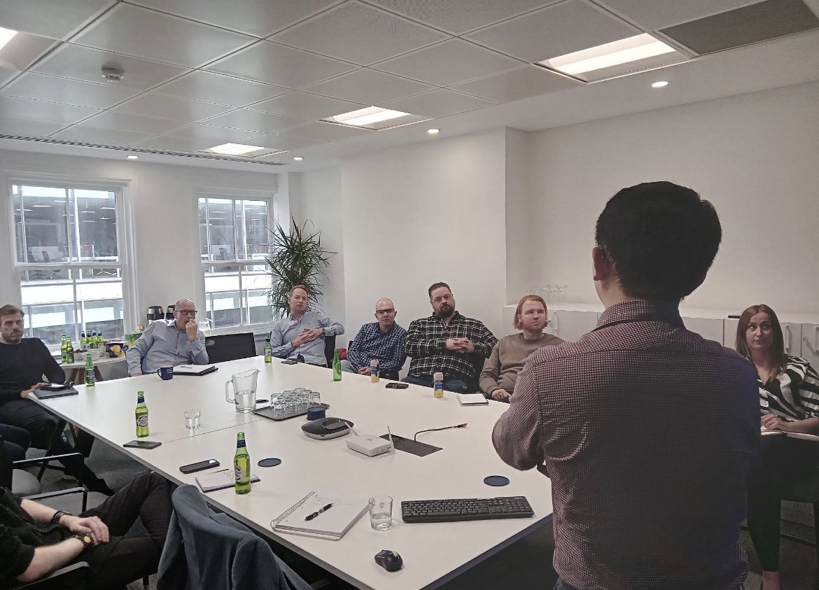 SFPE_UK's tweet photo. A very interesting presentation and topic, and great opportunity to networking in Birmingham.

Thank you also to @hydrocknews for hosting this event!

#SFPEUK #SFPE #firesafety #firescience #fireresearch #firesafetycommunity #networkingevent https://t.co/eJPjeN34V1