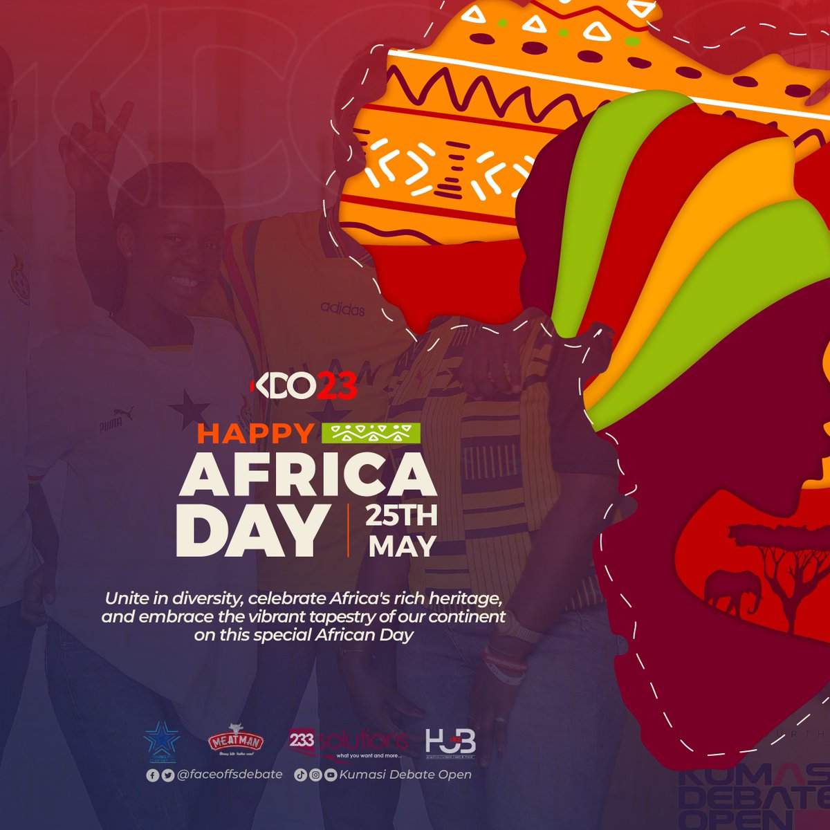 DebateKumasi's tweet photo. Happy Africa Day!!
#kdo23 #debate #debateopen #kumasi #kdotshirtonbaggyjeans https://t.co/sHxqnRzn6f