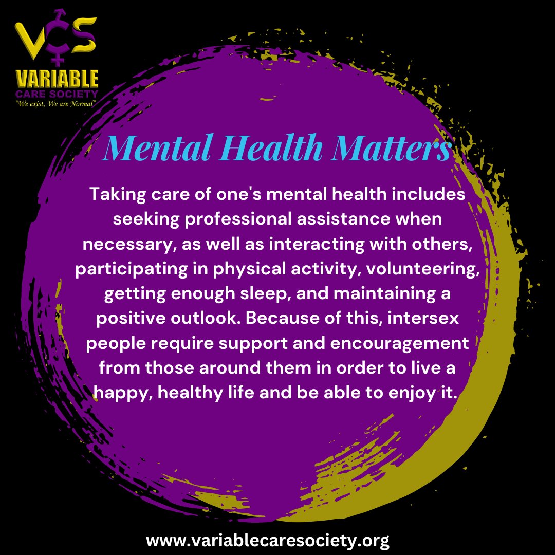 variablecare's tweet photo. Mental health matters.
#mentalhealth 
#mentalhealthawarenessmonth 
#intersex 
#weexist 
#wearenormal https://t.co/SnfNeNYhnU