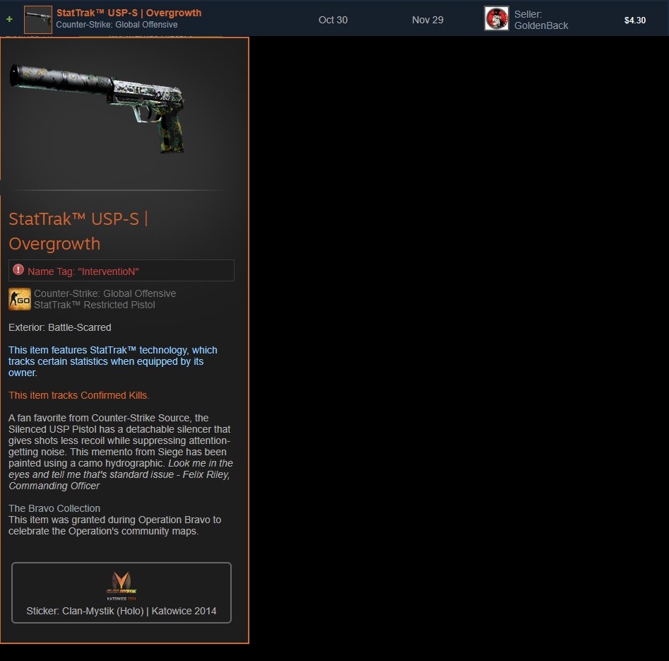 bgmxcs's tweet photo. crazy to think that I bought the second highest float kato 14 holo usp-s off of the market for $4. this skin is my second favorite hold of all time.

I love posting these throwback market prices. I have a few more interesting ones that I discovered from my market history https://t.co/sCnUTiYGgK