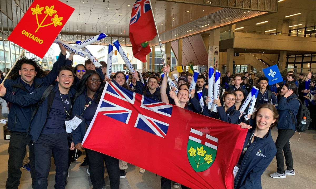 Look at all those smiling faces on #TeamOntario2023! Watch these competitors in action by following the #SCNC2023 live stream! Live stream link and schedule here: ow.ly/8OmL50OwEe0