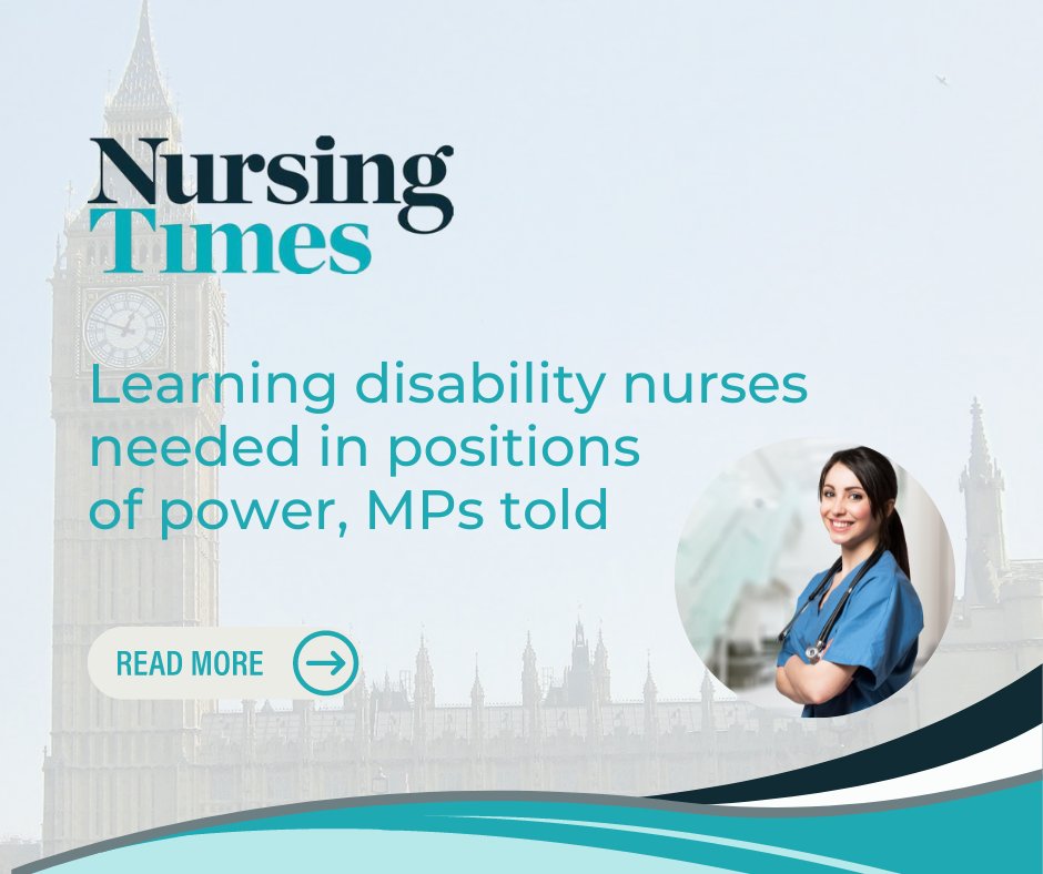 More learning disability nurses are needed in positions of authority across Health and Social Care to address poor health outcomes in people with a learning disability, MPs have been told.
 
Read more at: nursingtimes.net/news/learning-…