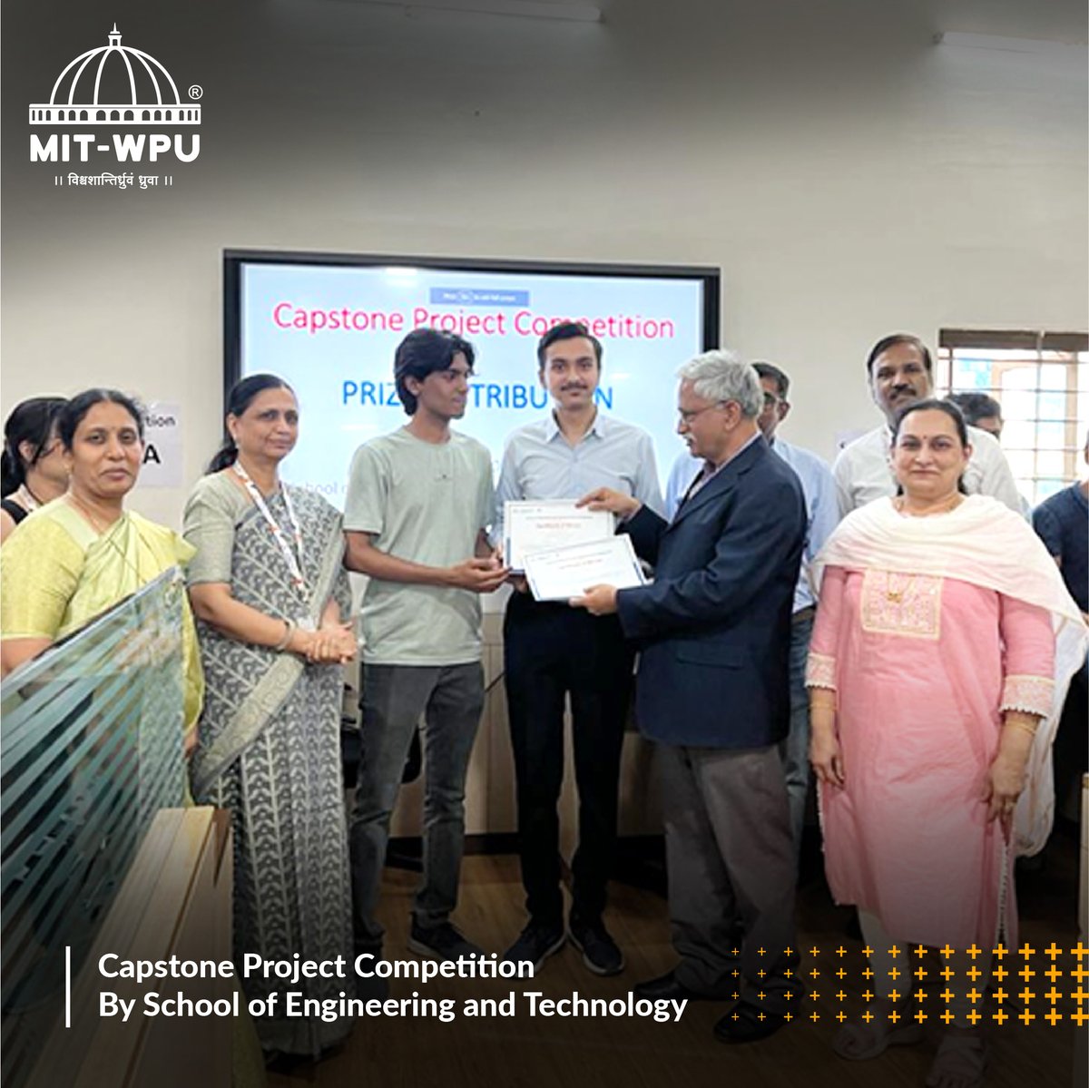 MITWPUOfficial's tweet photo. Here are some glimpses from the Capstone Interschool Project Competition organised by the School of Engineering and Technology for the https://t.co/gYSBgoSxAC Final Year Students of MIT-WPU on 18th May 2023.
#MITWPU #MITWPUOfficial #ProjectCompetition #Engineering https://t.co/3prYwEVmHj