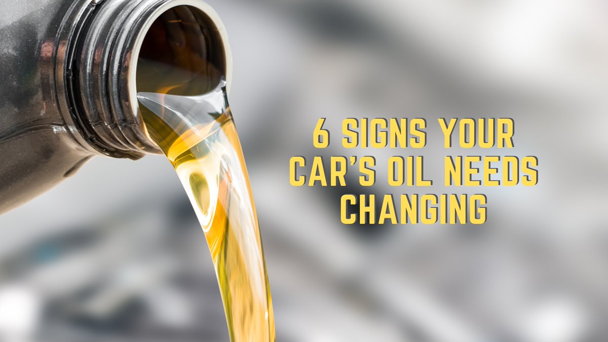 We know it might be tough to know when you should change your oil, so we found this great article that explains 6 signs your car's oil needs to be changed!  bit.ly/2YJ1Yfi
