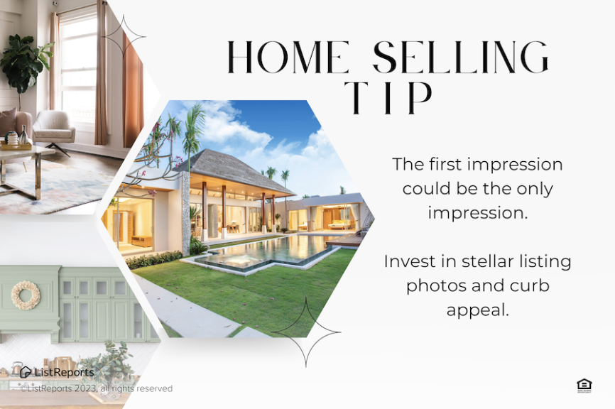 We want your house to look its best. When people see it online or in person, they'll be wowed and need to see more. The money invested in professional listing photos and improving your curb appeal leads to a great return on investment. #HomeSeller #CurbAppeal #BestFootForward