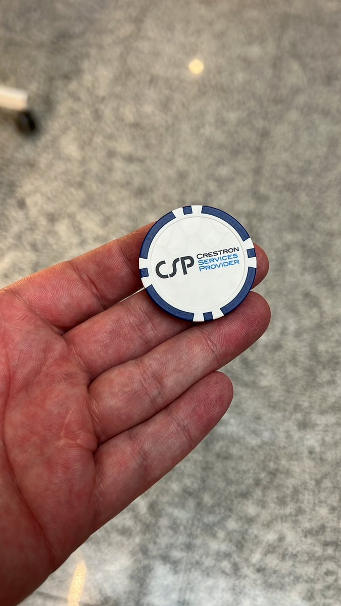 asciiworks's tweet image. Cool swag #CrestronMasters