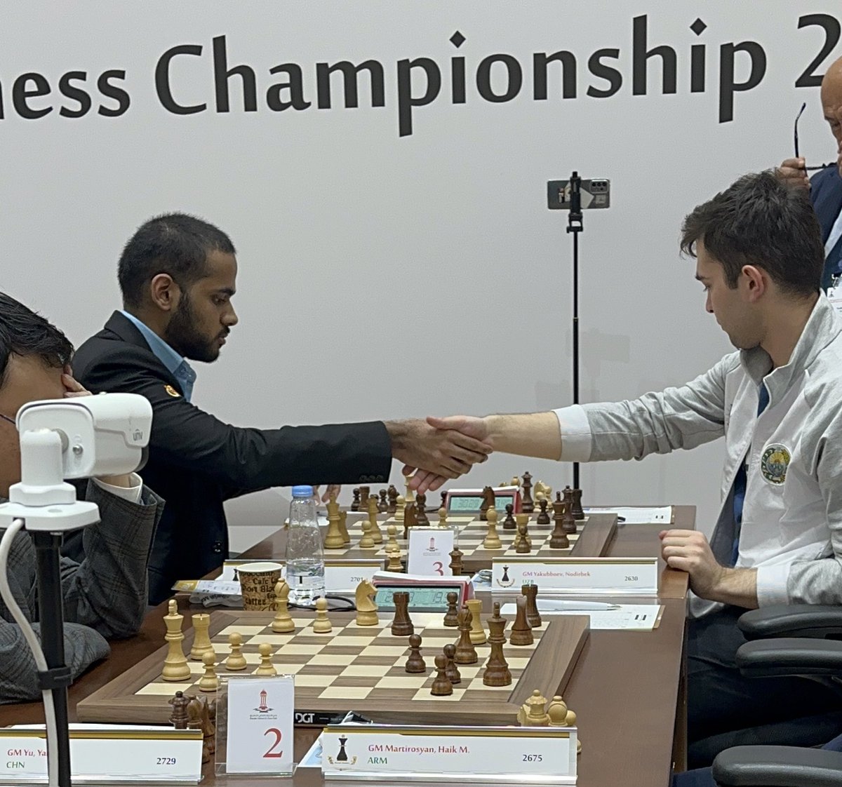 shj_masters's tweet image. GM @ArjunErigaisi 🇮🇳 has just won and secured TOP 3 at 6th #SharjahMasters 2023! 🔥

Congratulations Arjun 🎉🎉🎉