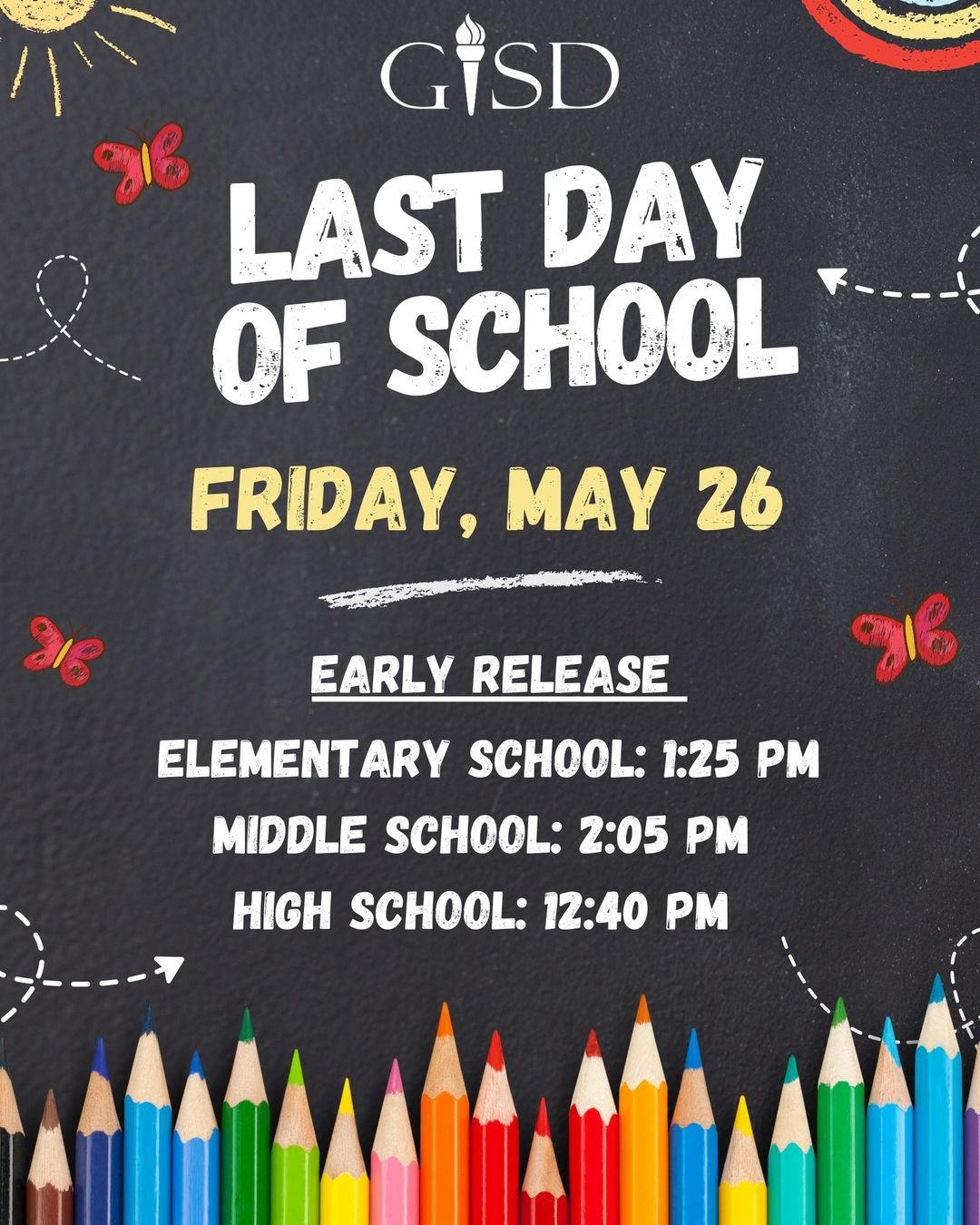 Garland ISD on Twitter "Parents, friendly reminder tomorrow, Friday