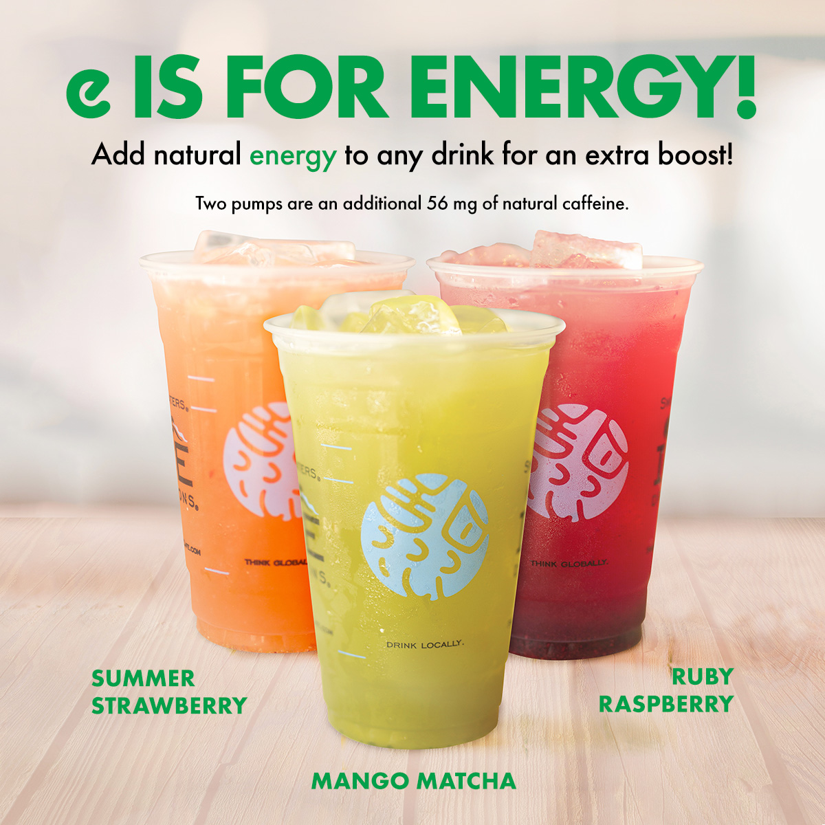 Sweetwaters's tweet image. Add a splash of natural energy to a Jeweled Lemonade for refreshing energy! Summer Strawberry, Mango Matcha and Ruby Raspberry are all uplifting!! These delicious jewels have a burst of natural energy!✨