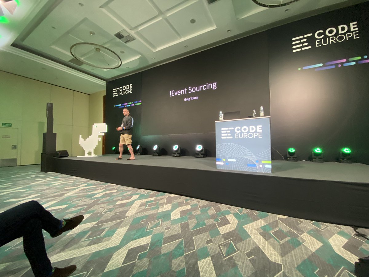 totollygeek's tweet image. Let’s now see why NOT Event Sourcing by @gregyoung himself 😏
#CodeEurope23