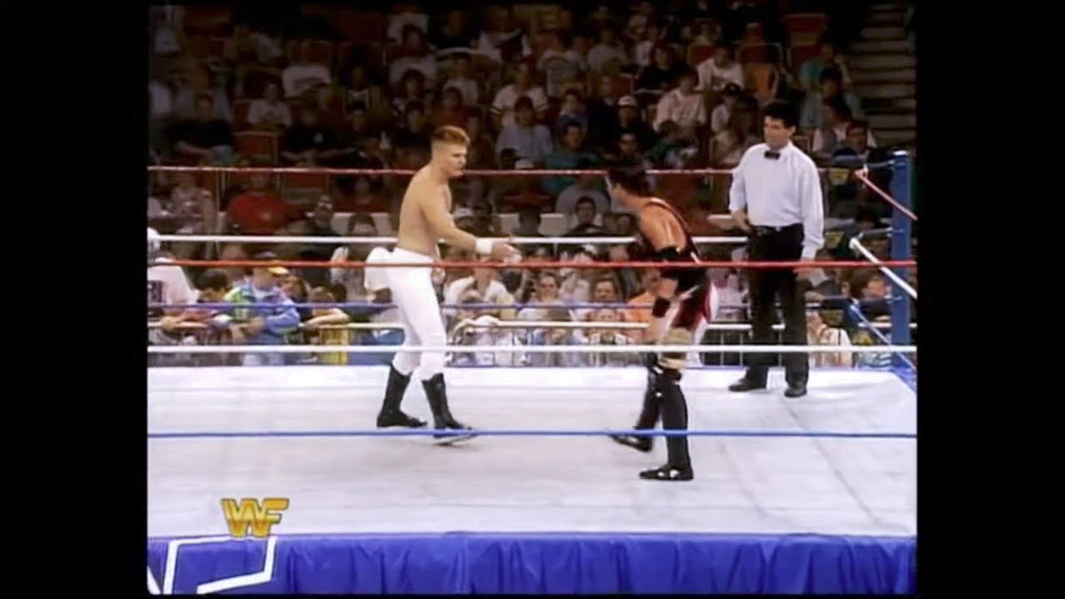 5/25/1994

1-2-3 Kid defeated Jeff Hardy (in his WWF in-ring debut) by submission on Superstars of Wrestling from the Erie Civic Center in Erie, Pennsylvania.

#WWF #WWE #SuperstarsofWrestling #123Kid #XPac #SeanWaltman #JeffHardy https://t.co/bNQ0nmu3ZC
