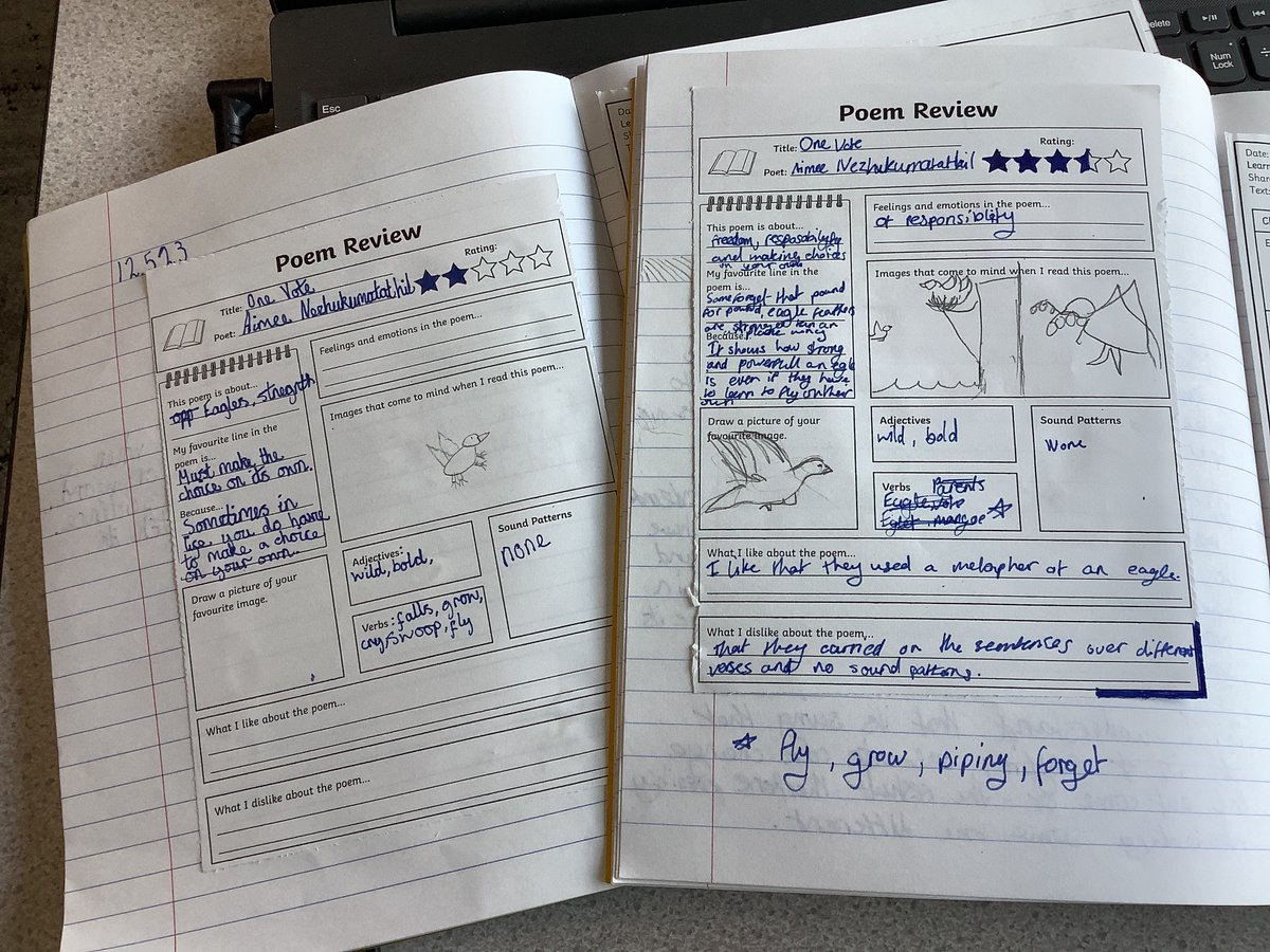 windy_arbor's tweet image. For our female poetry unit, Year 5 looked at the poem One Vote. We have loved exploring this poem and have create poetry reviews to share!
#femalepoetry #onevote #AimeeNezhukumatathil #lovepoetry #dreambelieveachive