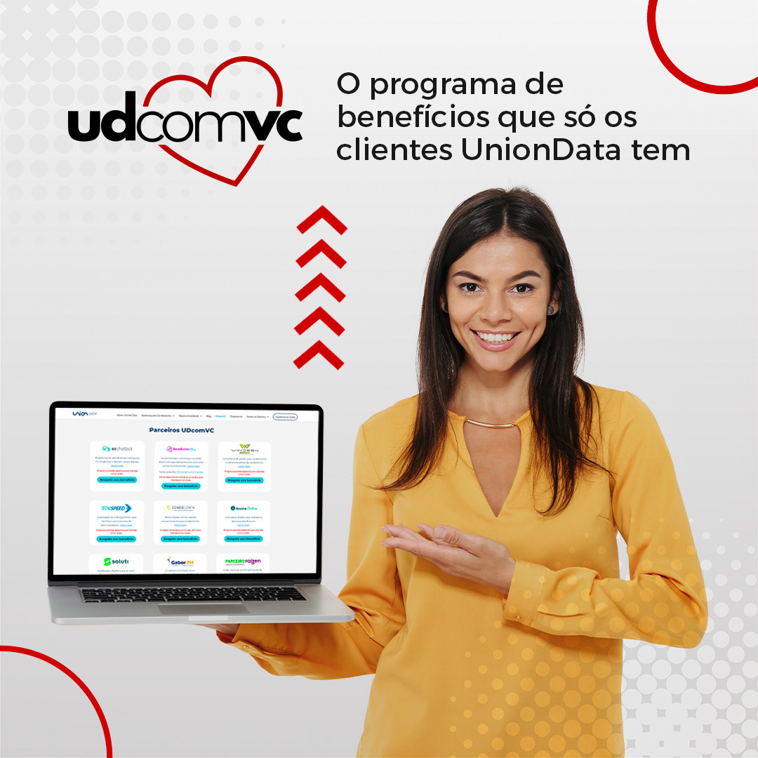uniondata's tweet image. Administradoras, síndicos e moradores, além de contar com os melhores sistemas e soluções para o mercado condominial e imobiliário, todos têm acesso a descontos e promoções na contratação dos nossos parceiros ativos no programa de benefícios UDcomVC.