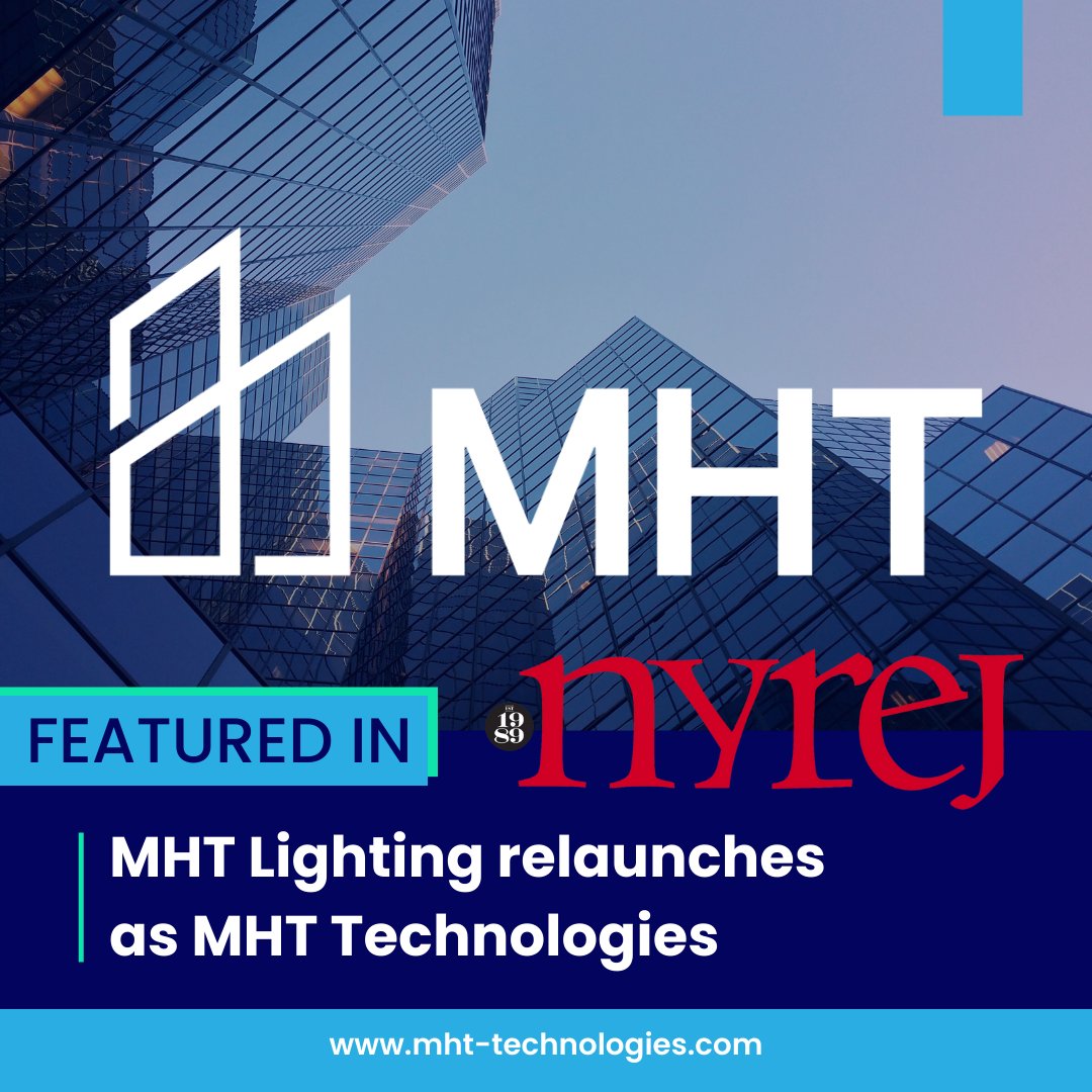 We are excited to see the <a href="/NYREJ/">NYREJ</a>  cover our recent rebrand as a major milestone in the smart building technology space! Follow the link for full coverage:

nyrej.com/mht-lighting-r…

#techcompany #pressrelease #technology #smartbuildings #mht #nyrej #nyc #newyork #nyrealestate