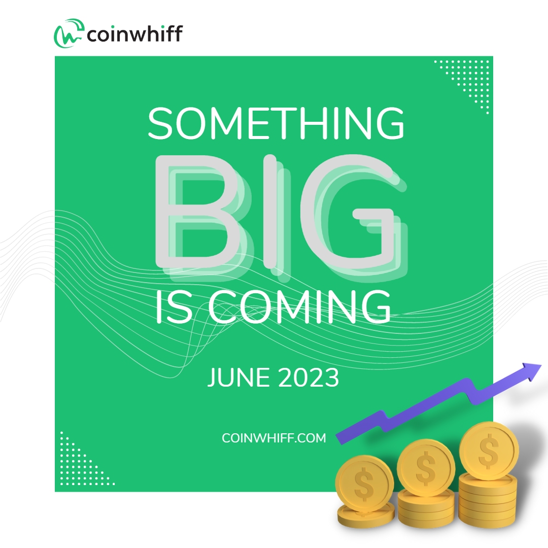 Something big is coming soon! Join us today! 
#crypto #BSC #coinwhiff #crypto #investmentopportunities #tradinglifestyle #bitcoininvestment #stockmarketmemes #wealthcreation #traderjoesfinds #moneymanagement #forexlife #forextrading