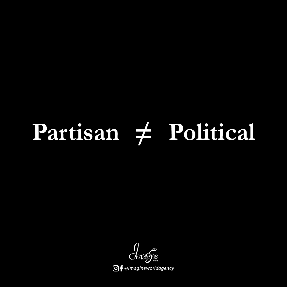 IWorldAgency's tweet photo. Participate in politics with courage. Embrace wisdom by acknowledging both merits and flaws of leaders. Hold all parties and institutions accountable.
#politics #imagineworldagency #partisan https://t.co/HxCug3H3Wp