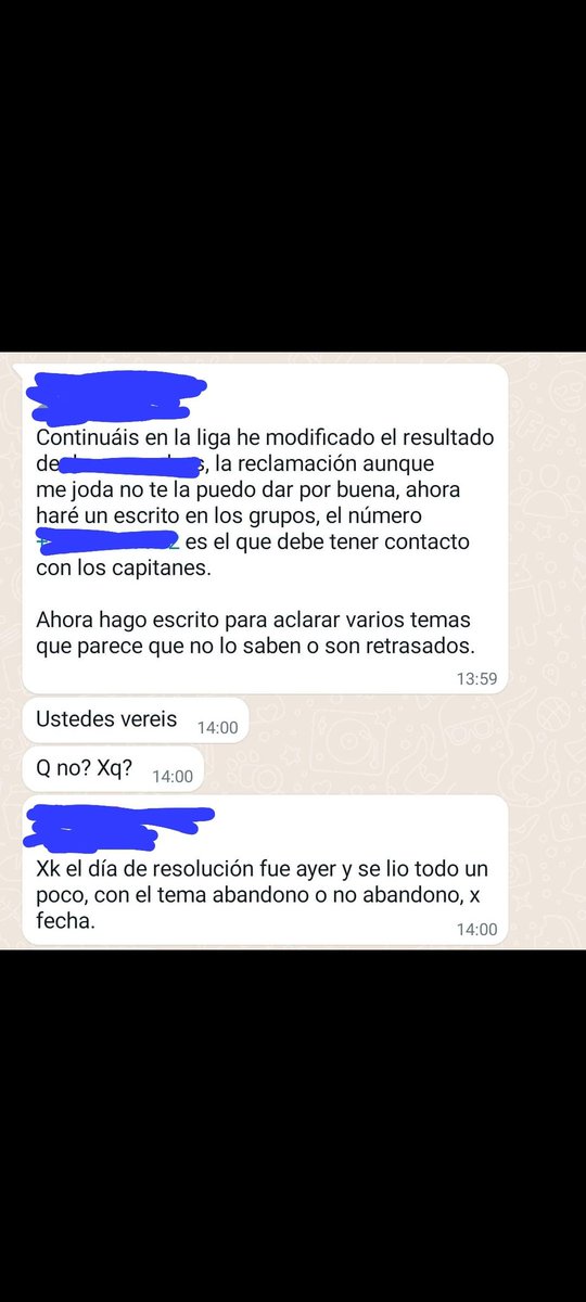 Y aqui se puede ver como a @efaPSNspain le jode no poder dar por buena una reclamación, y a continuación dejando de retrasados a los MG de los demás equipos de la competición por no saber cumplir la normativa al 100%. 

Los gerentes son los primeros en adulterar la competicion👏🏽