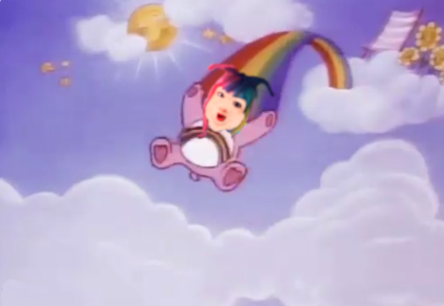 Sparkleblight's tweet photo. #PITDARK After a PrismaticPixiePrincess® loses the car she's been living in with her kitty for two years, she falls asleep in a magical dumpster that turns her into a #RealGirl who can take responsibility for her life - if she chooses to! #CAREBEARS X #WIZARDOFOZ X #SOPHIESCHOICE https://t.co/OE3Ke7Blhg