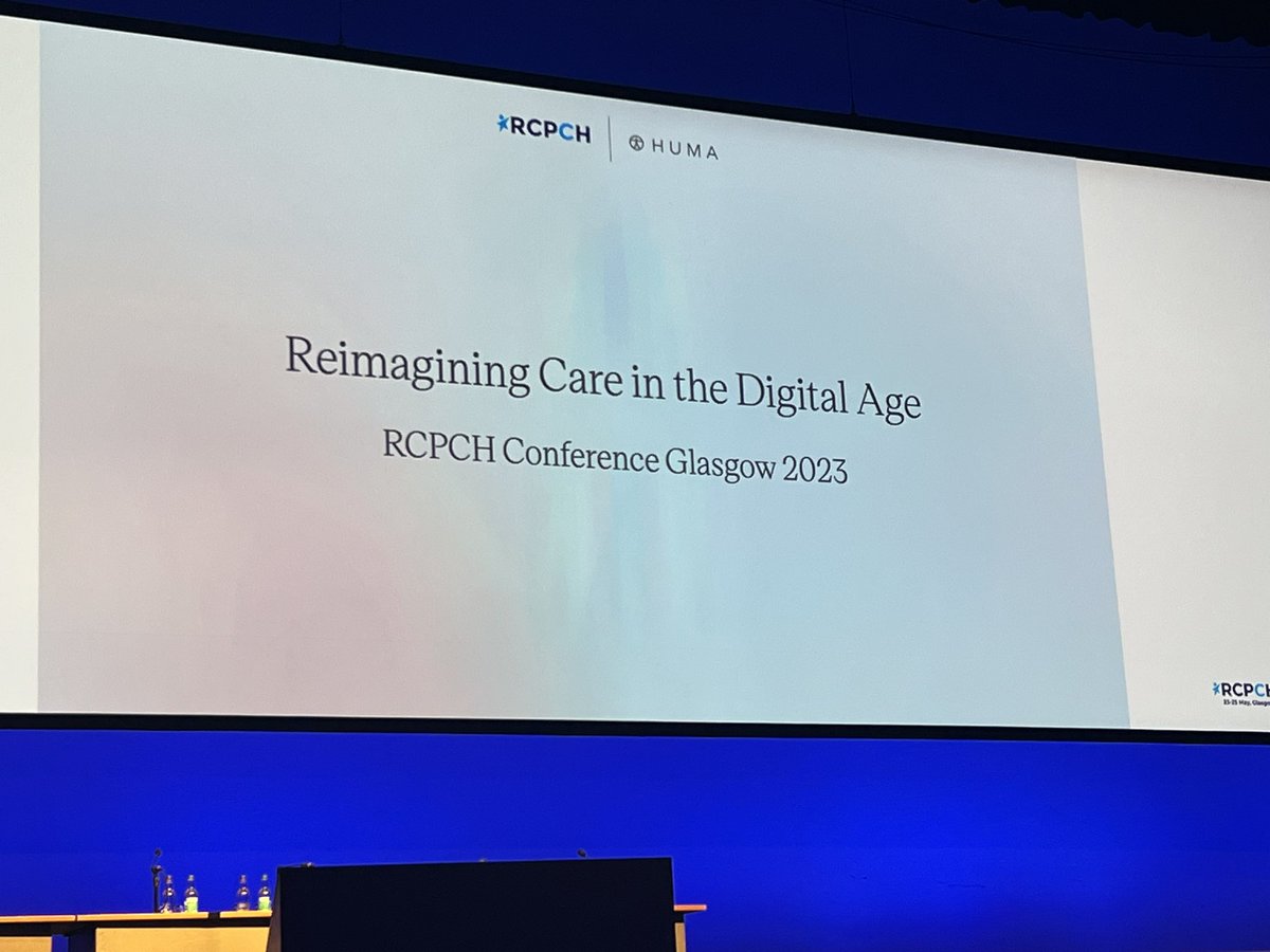 Interesting discussion at #RCPCH23 about using digital technologies to improve healthcare #developingandapplyingresearch