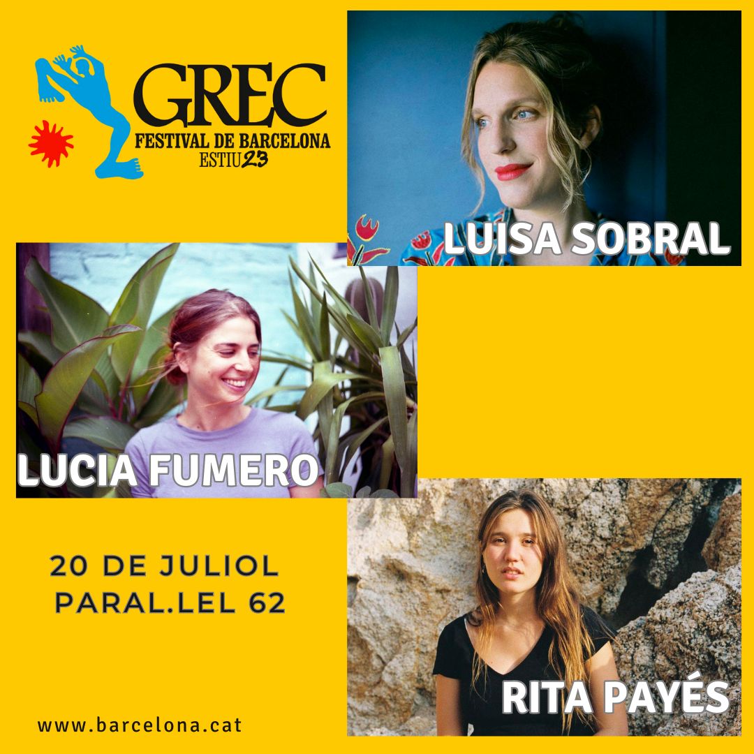 Locomotiva Azul (@locomotivazul) on Twitter photo No dia 20 de julho, <a href="/luisa_sobral/">Luisa Sobral</a> , Lucia Fumero e <a href="/ritapayes/">Rita Payés</a> atuam juntas pela primeira vez, num espetáculo inédito que acontecerá no Festival Grec Barcelona.
🎫Bilhetes já disponíveis: barcelona.cat/grec/ca/espect… No dia 20 de julho, <a href="/luisa_sobral/">Luisa Sobral</a> , Lucia Fumero e <a href="/ritapayes/">Rita Payés</a> atuam juntas pela primeira vez, num espetáculo inédito que acontecerá no Festival Grec Barcelona.
🎫Bilhetes já disponíveis: barcelona.cat/grec/ca/espect…