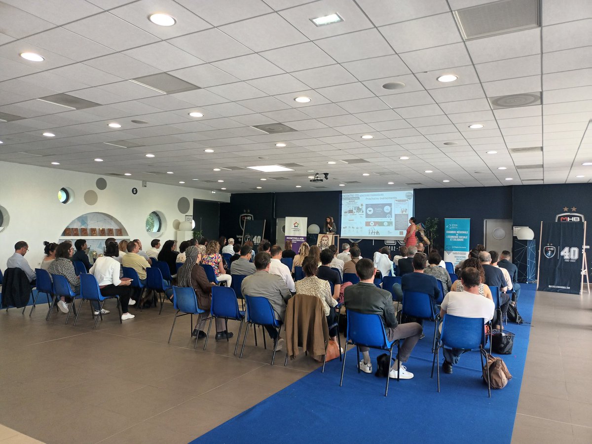 CRESSOCCITANIE's tweet photo. Coup d'envoi pour la rencontre acheteurs / fournisseurs sur le thème du #Numérique #responsable @Montpellier3m #SASER23 https://t.co/t7y9MWuC8d