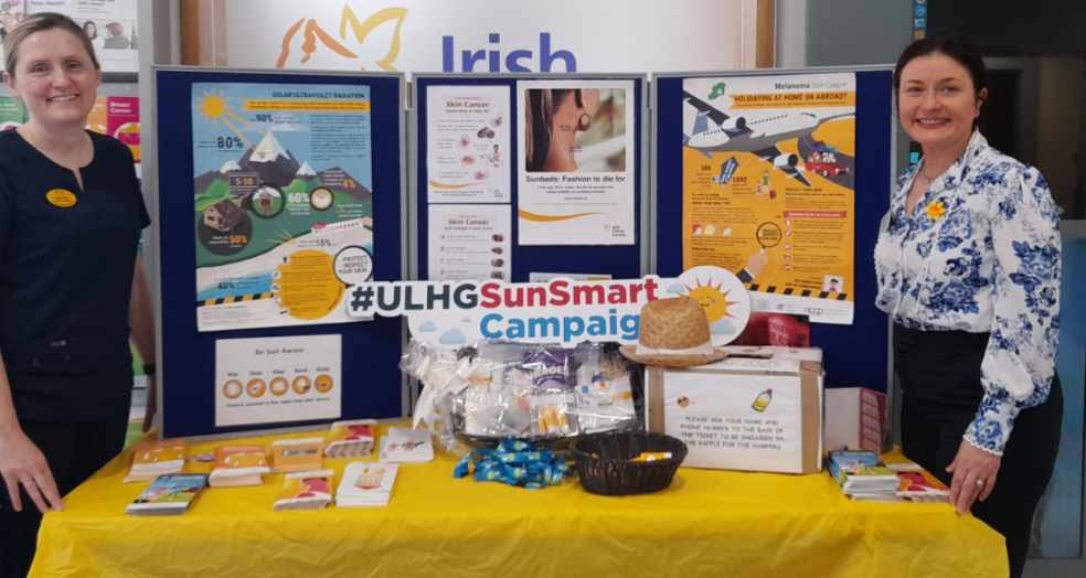 Anne Quinlan Mccormack (@annemcc85879906) on Twitter photo Delighted to host the SunSmart awareness stand today with Evelyn Power Skin Cancer CNS at UCHL.Great attendance from patients, visitors and staff. <a href="/EvelynPower7/">Evelyn Power</a> <a href="/IrishCancerSoc/">Irish Cancer Society</a> <a href="/ULHospitals/">Follow @HSEMidWest</a> Delighted to host the SunSmart awareness stand today with Evelyn Power Skin Cancer CNS at UCHL.Great attendance from patients, visitors and staff. <a href="/EvelynPower7/">Evelyn Power</a> <a href="/IrishCancerSoc/">Irish Cancer Society</a> <a href="/ULHospitals/">Follow @HSEMidWest</a>