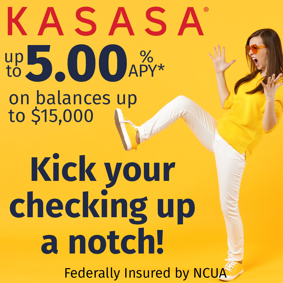 Are you earning 5.00% APY* on your checking account balance? If not, it's time to upgrade to an Atlantic Kasasa Cash Free Checking account. Get rewarded just for doing your regular banking. Visit our website for details. #AskForKasasa #FreeCheckingWithRewards