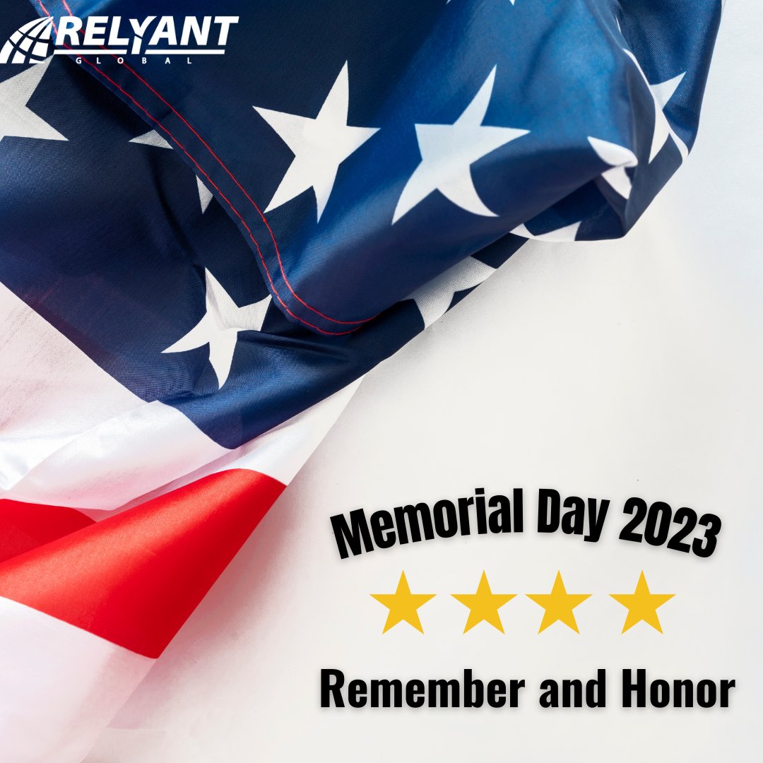 This Memorial Day, we would like to take the time to honor the brave individuals who gave the ultimate sacrifice. #MemorialDay #Rememberandhonor #Memorialday2023 #GoRelyant