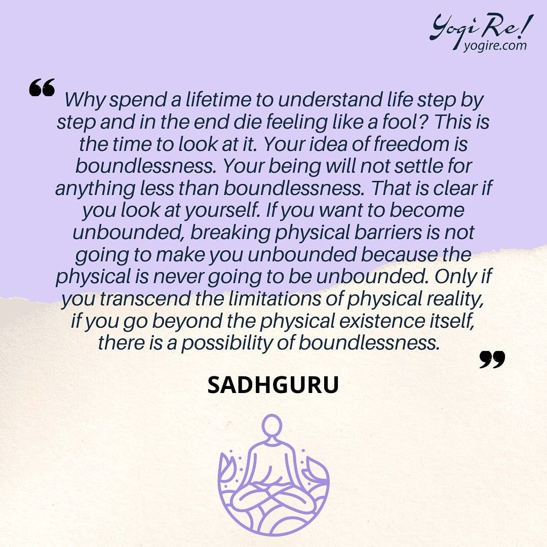 𝐊𝐚𝐫𝐦𝐚 𝐎𝐧 𝐑𝐞𝐜𝐨𝐫𝐝

To read full article: isha.sadhguru.org/in/en/wisdom/a…

#yogire #sadhguru #Karma