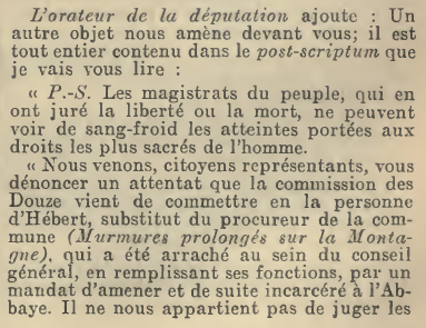 1792_1815's tweet photo. 25 mai 1793 Une députation du conseil général de la Commune de #Paris vient à la barre de la #Convention réclamer la libération d’#Hébert. La réponse du président, #Isnard, protégeant la représentation nationale, est complétée par des propos qui excitent les rangs de la Montagne. https://t.co/04mHosco9E
