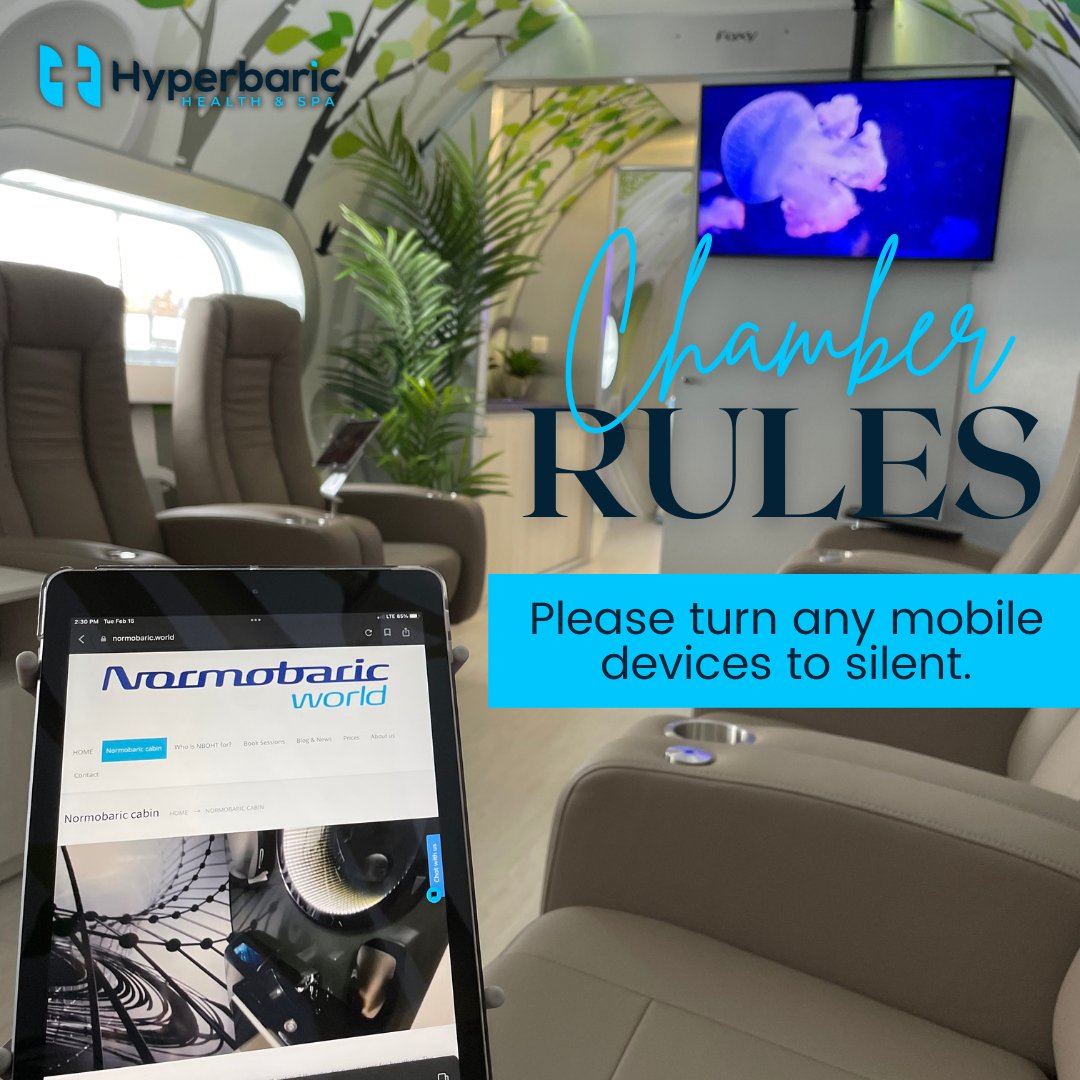 #HBOHT is a relaxing experience & we offer free WiFi in the chamber so you can unwind on your phone or laptop. Just remember to turn your mobile device to silent & use headphones.

#hyperbarichealthandspa #hyperbaricchambers #hyperbaricoxygentherapy #oxygentherapy #yeg
