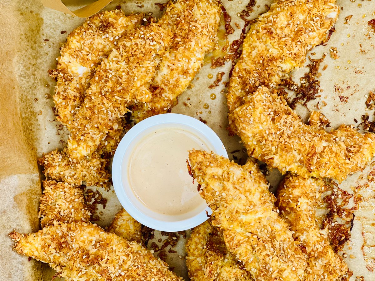 You’re going to love these #lowfodmap #keto friendly Coconut Crunch Chicken Tenders

Make it: t.ly/4ga9Z
Pin it: pin.it/5zgcs9X

#ibsgamechanger #lowfodmapdiet #fodmapfriendly #glutenfree #glutenfreerecipes #glutenfreelife #lactosefree #smokensanity