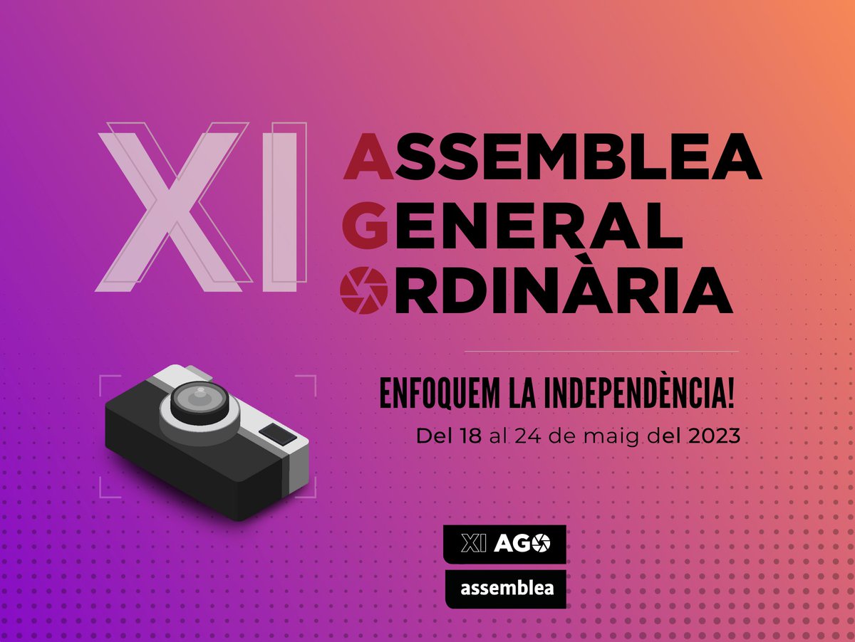 ⬛️⬜️✅ El nou Full de ruta 2023-2024 ha estat aprovat.

Moltes gràcies als membres de ple dret que heu participat a l'AGO virtual d'enguany.

🗓 Per presentar-lo ens trobarem a Girona el proper 18 de juny a l'acte polític! 

#ComençaElNouEmbat

 assemblea.cat/conclou-la-xi-…