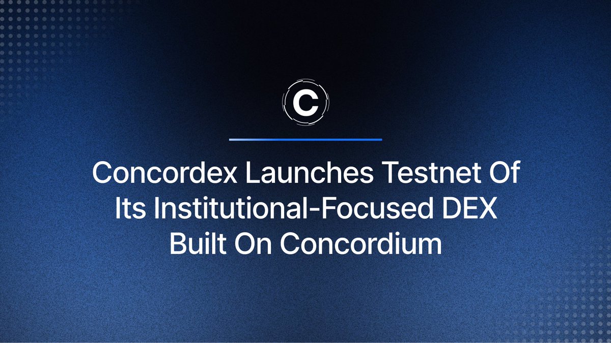 Tacans Labs (@tacanslabs) on Twitter photo We are excited to announce that @ConcordexLabs has officially launched its testnet on the <a href="/ConcordiumNet/">Concordium</a> blockchain 🏛
🔗 tacans.com/press-releases… We are excited to announce that @ConcordexLabs has officially launched its testnet on the <a href="/ConcordiumNet/">Concordium</a> blockchain 🏛
🔗 tacans.com/press-releases…