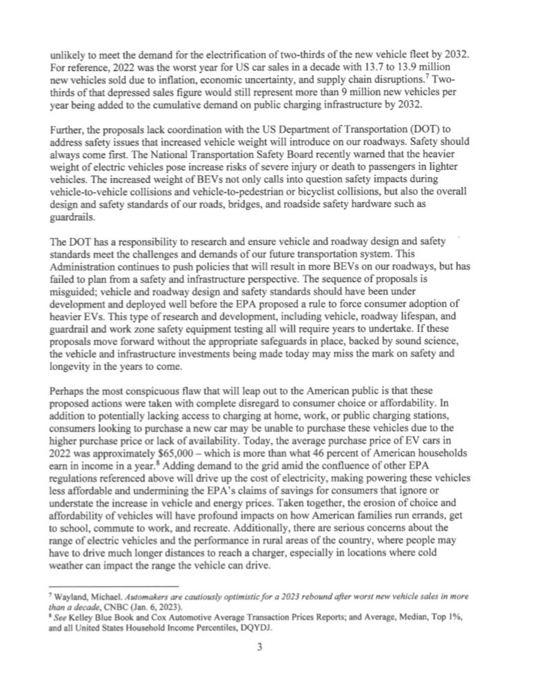 📬 Today, Ranking Member @SenCapito led 26 of her colleagues, including every member of the committee, in urging the EPA to withdraw recently announced emissions standards on American-made vehicles.

More: https://t.co/MAA6kIPKT3 