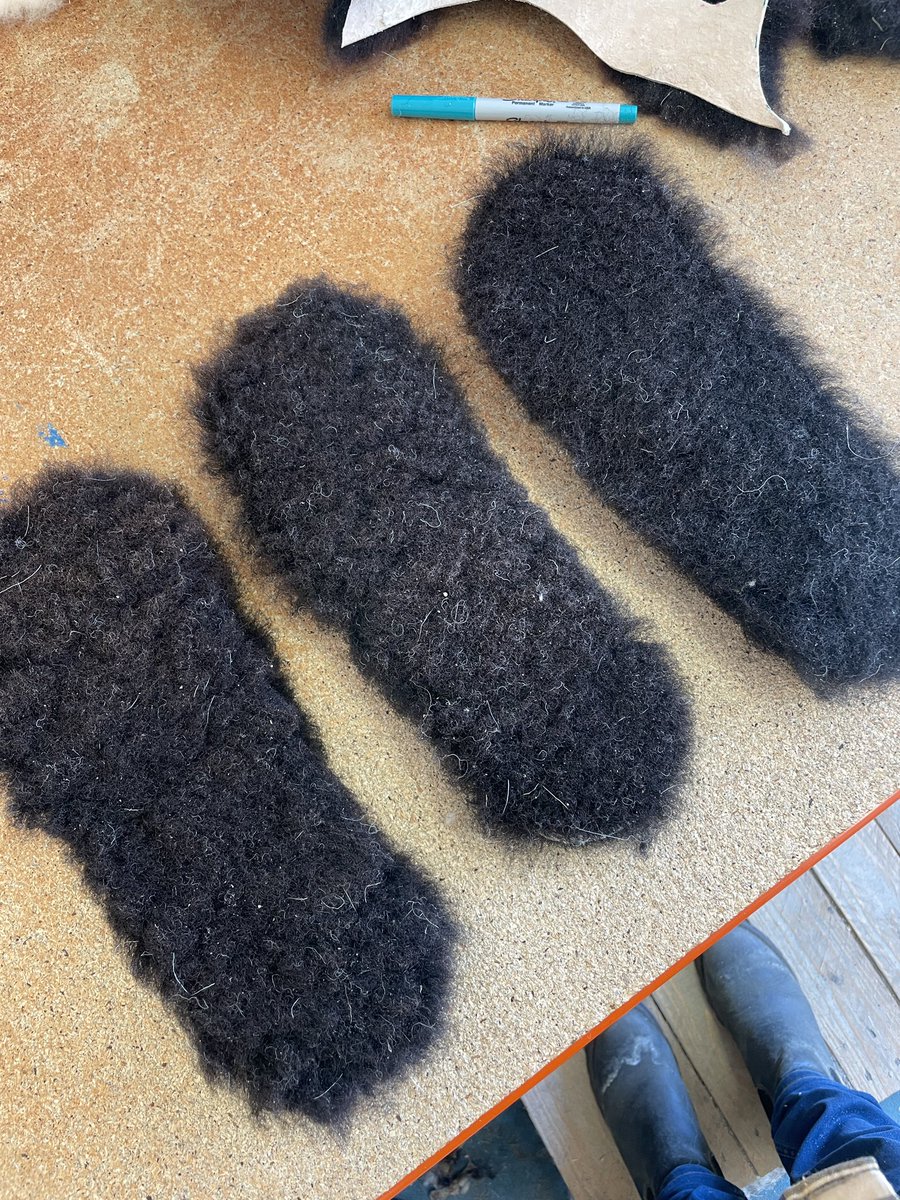 Perfect sheepskin insole wellie weather 😁