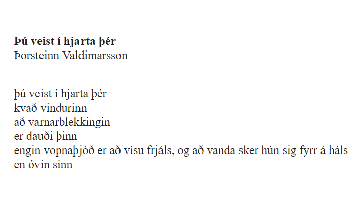 Ljóð (@ljodlist) on Twitter photo 