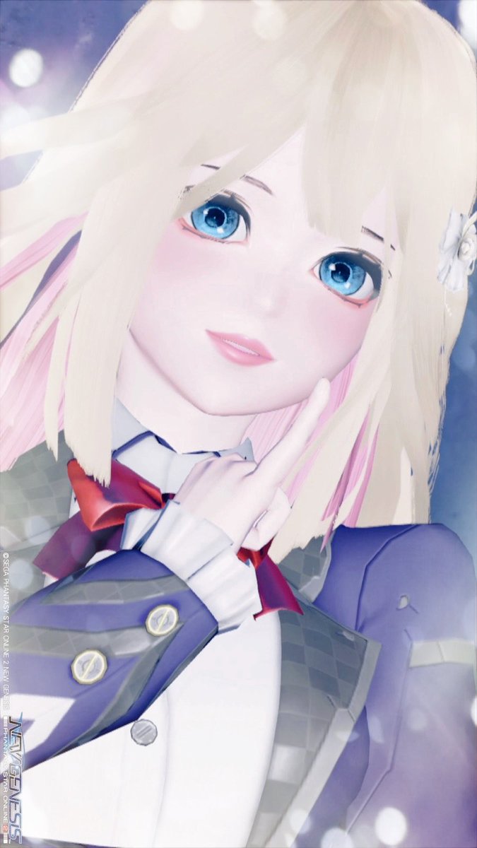 MiKuMo_witch's tweet photo. #PSO2NGS_SS 
新しい髪型当たったから撮りました〜♪
ちょいアレンジでピンクのインナーカラーをエクステで作りました💕 https://t.co/7jca0kxLa1