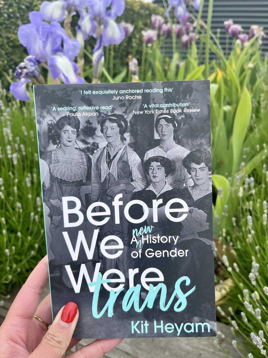 BasicBooksUK's tweet photo. Happy paperback pub day @krheyam!
#BeforeWeWereTrans is a globe-spanning history and celebration of gender in all its fluidity, ambiguity and complexity🏳️⚧️
Out now: https://t.co/KnXm89ULpI https://t.co/9WQR39t5Go