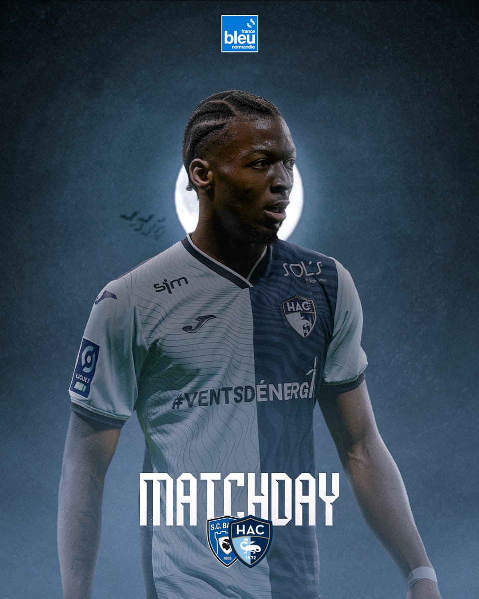 HAC_Foot's tweet photo. Solidarité, volonté, ténacité ! 👊
🏆 37e journée de @Ligue2BKT
🆚 @SCBastia
🏟️ stade Armand-Cesari
⌚️ 20 h 45
📺 @beinsports_FR
📻 @fbleuhnormandie
📲 #SCBHAC - Live à suivre sur notre appli https://t.co/TkZ2jVtObi